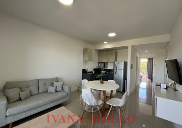 Departamento en venta 3 ambientes en Zentiva, Pinamar con parrilla 