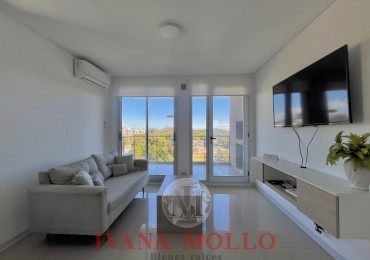 Departamento en venta 3 ambientes en Zentiva, Pinamar con parrilla